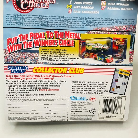 Vintage Starting Lineup Jeff Gordon Figure Winners Circle 1997 With Card New - Picture 9 of 10